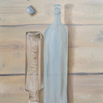 Glasflaskor // 55 x 44 cm