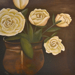 Bukett i kopparbytta // 